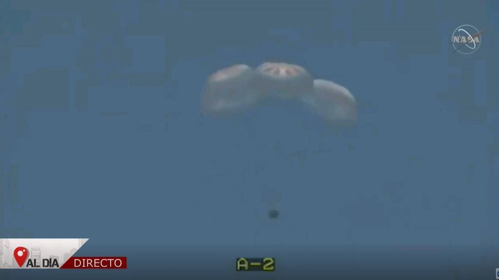 La tripulación de SpaceX vuelve a la Tierra tras terminar una misión histórica