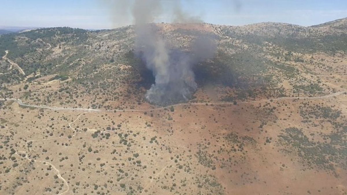 Incendio forestal en Robledo de Chavela Incendio forestal en Robledo de Chavela