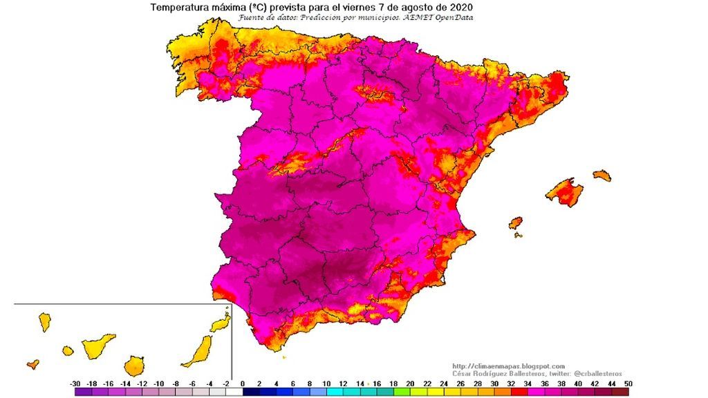 calor viernes