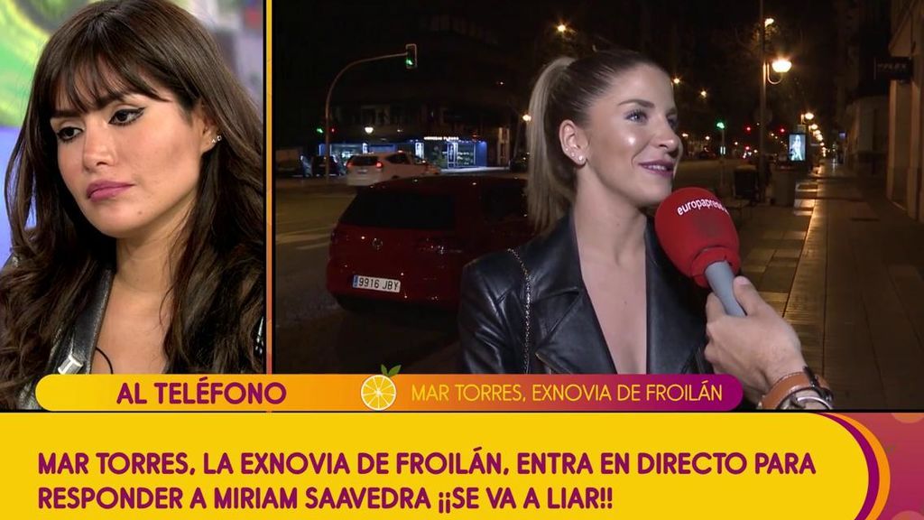 La exnovia de Froilán interviene en directo en 'Sálvame': “Ni yo ni mi ex la hemos visto en mi vida”