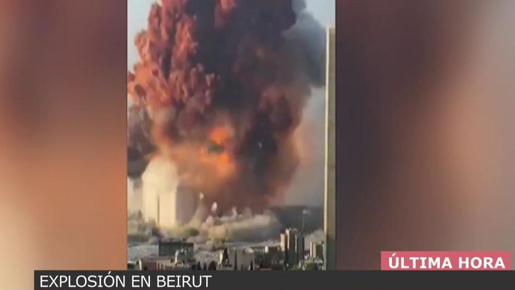 Las terribles imágenes de la explosión de Beirut