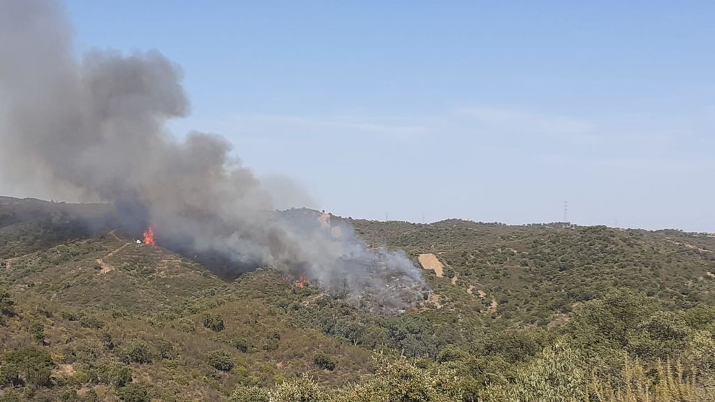 Declarado un incendio forestal en un paraje sevillanos de Aznalcóllar Declarado un incendio forestal en un paraje sevillanos de Aznalcóllar