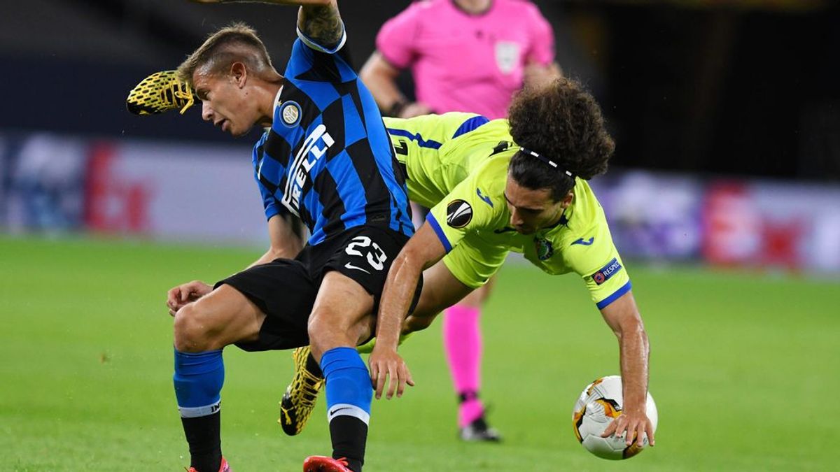 Se acabó el sueño europeo para el Getafe: el Inter sin tener que emplearse a fondo consigue llevarse la eliminatoria (2-0) Se acabó el sueño europeo para el Getafe: el Inter sin tener que emplearse a fondo consigue llevarse la eliminatoria (2-0)