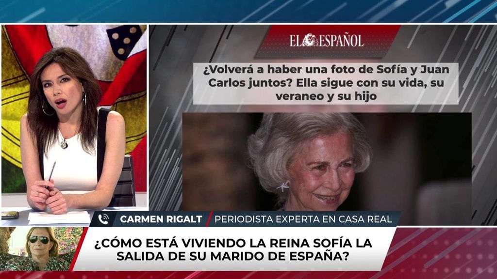 Carmen Rigalt habla del rey emérito y Doña Sofía