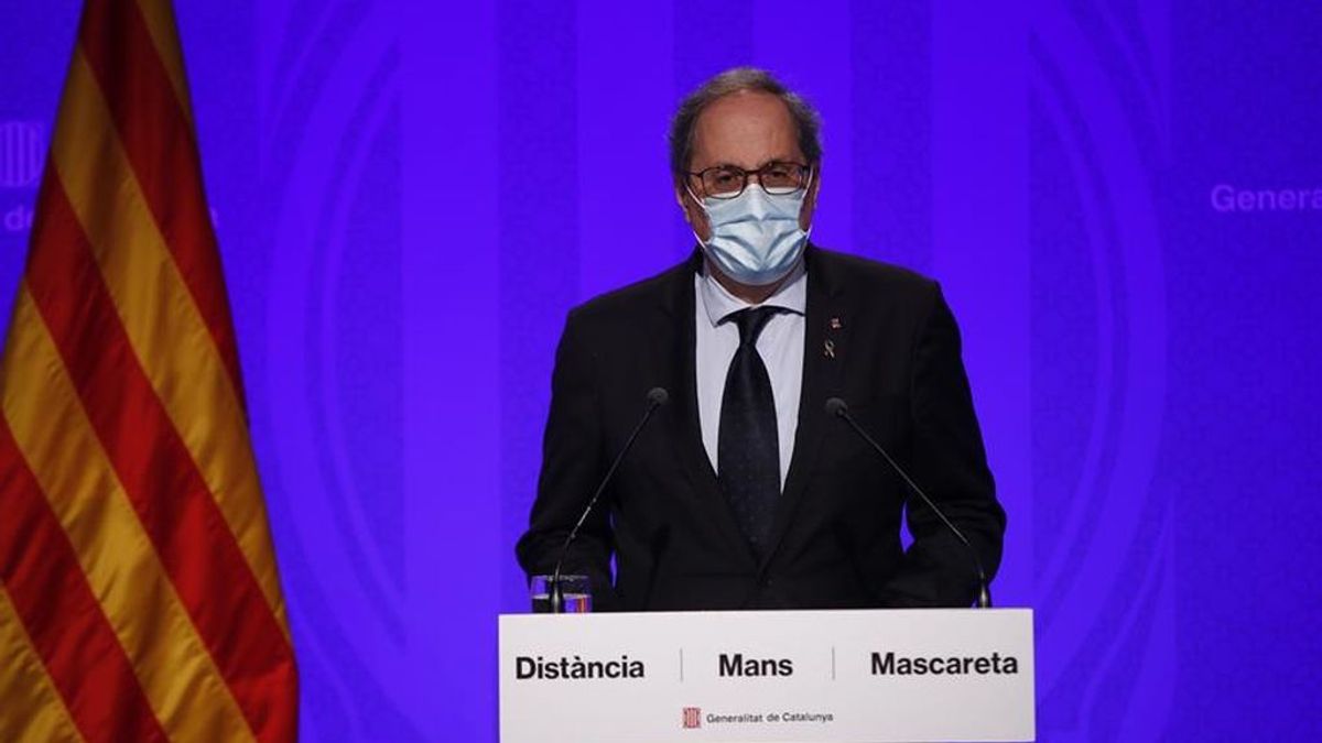Quim Torra, sobre Madrid: "Deseo de todo corazón fuerza y ánimos a todos los madrileños" Quim Torra, sobre Madrid: "Deseo de todo corazón fuerza y ánimos a todos los madrileños"