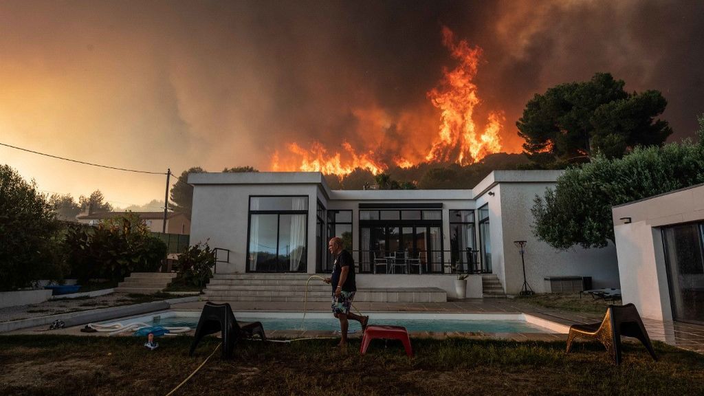 Imágenes incendio Marsella Imágenes incendio Marsella