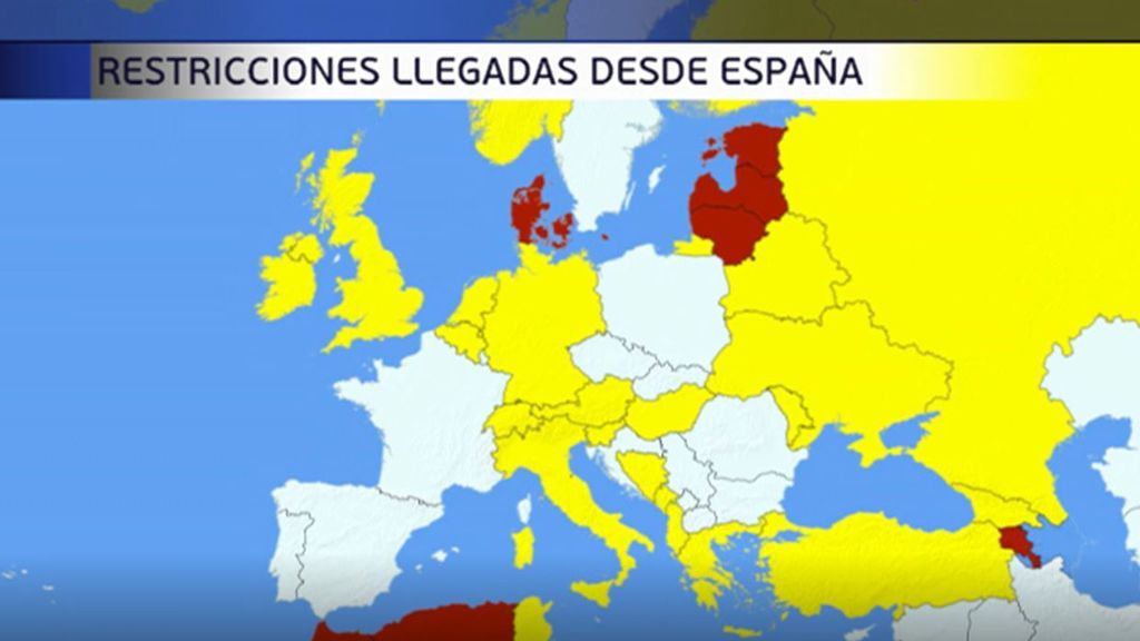Arrancan en Europa las restricciones para viajeros procedentes de España: test y cuarentenas obligatorias