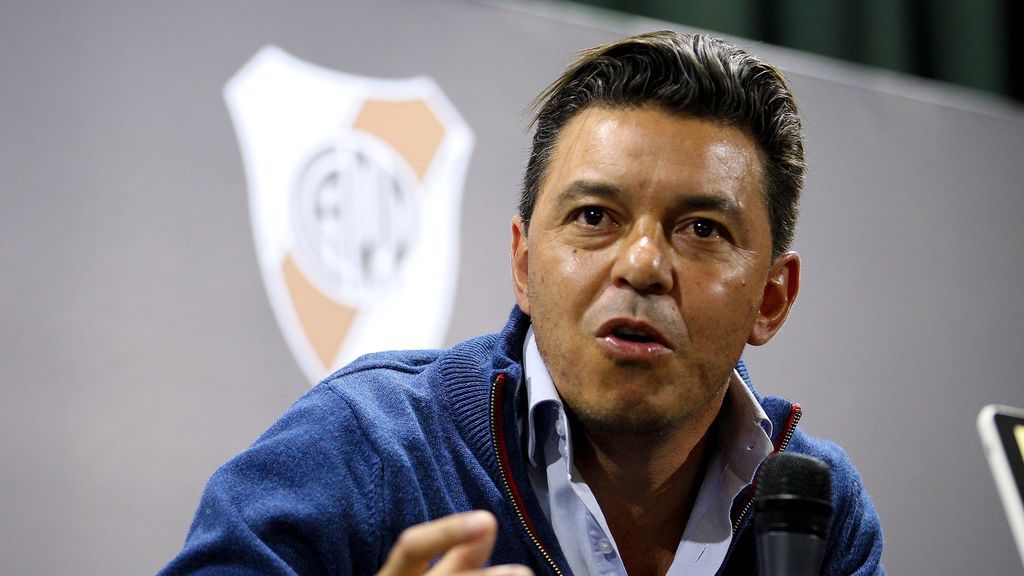 El entrenador de River Plate, Marcelo Gallardo