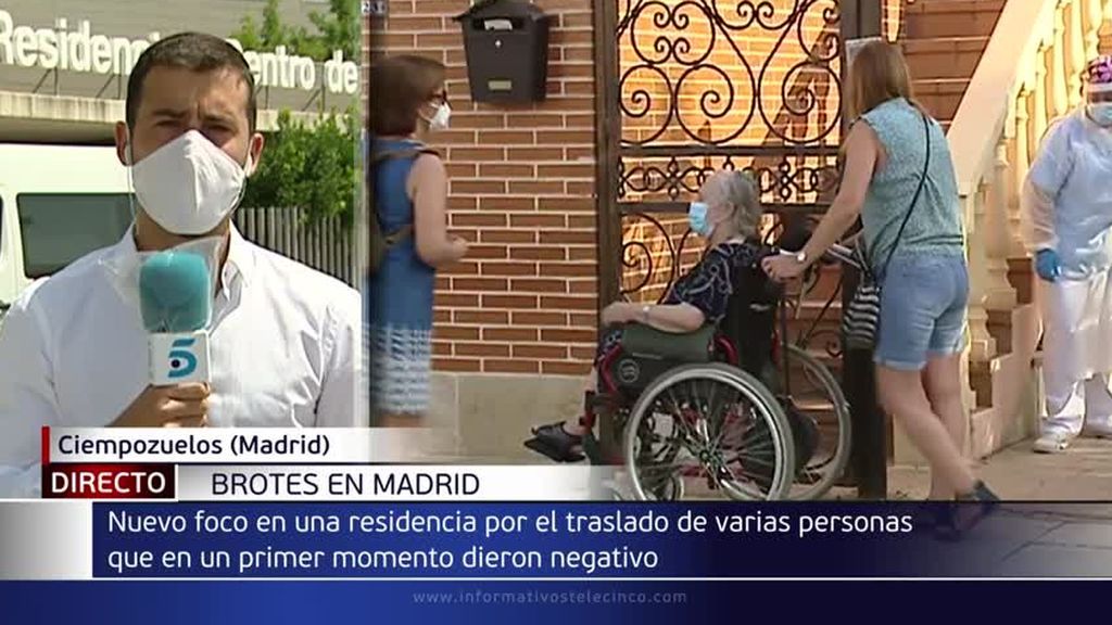 Dan positivo en coronavirus 5 mayores evacuados de la residencia madrileña de San Martín de la Vega