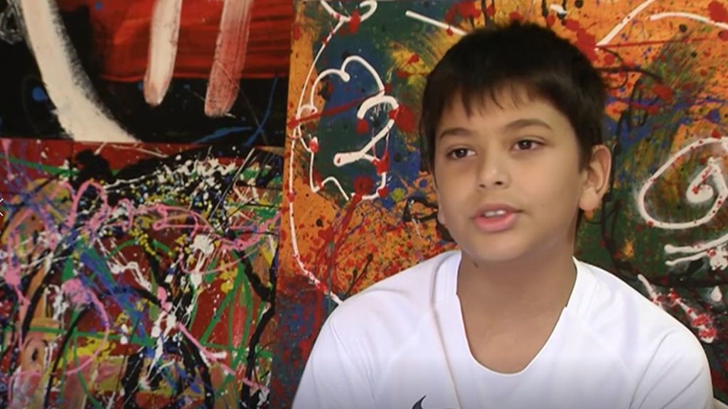 Juan Cortés Amaya, el niño pintor de Badalona que cotiza al alza: sus cuadros cuestan hasta 20 000 euros