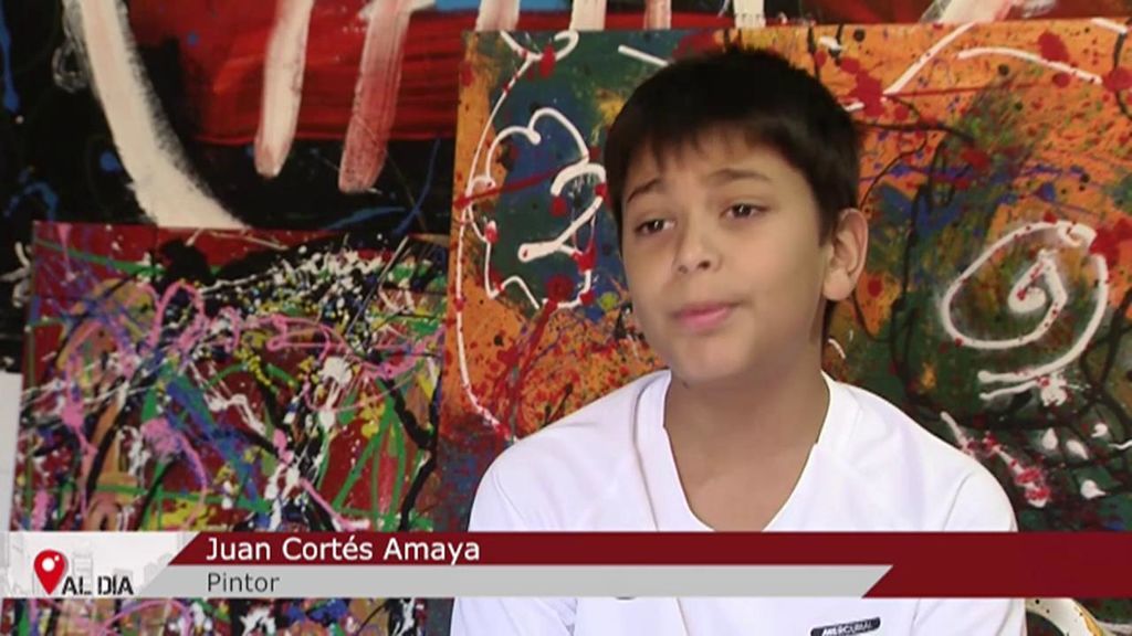 Juan Cortés Amaya, el niño pintor de Badalona que cotiza al alza