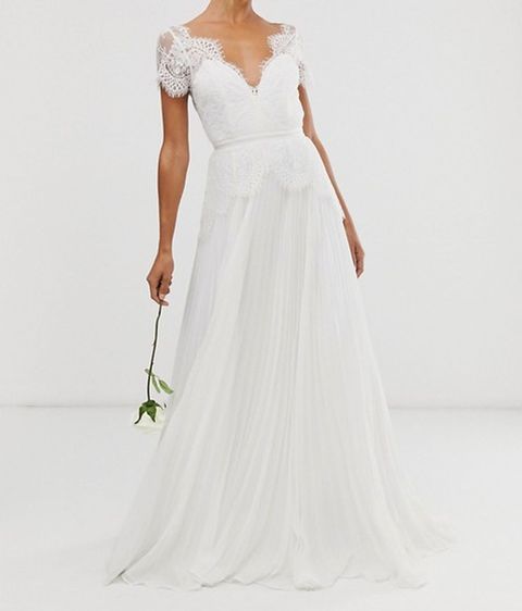 10 vestidos blancos low con que podrías casarte - Divinity