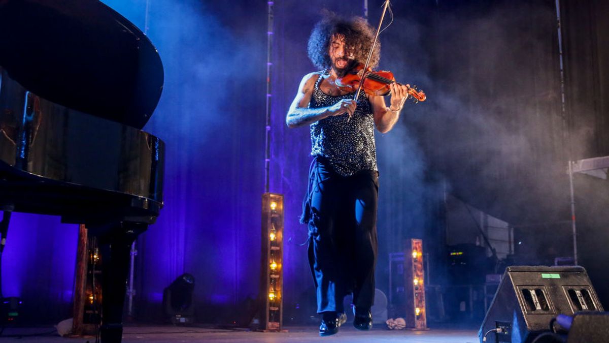 El violinista Ara Malikian durante la primera edición de Jazz Palacio Real. El violinista Ara Malikian durante la primera edición de Jazz Palacio Real.