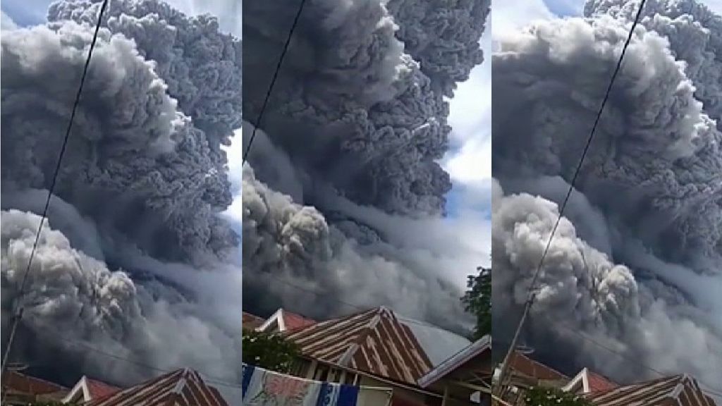 Volcán Indonesia