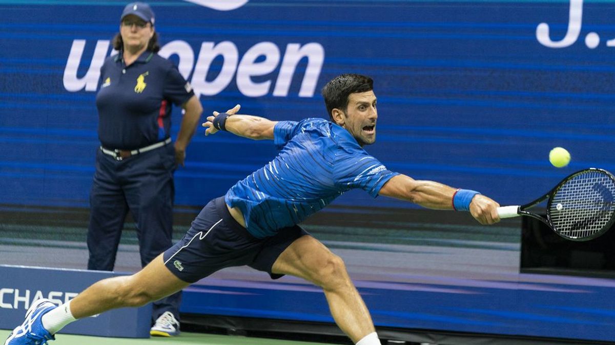 Djokovic en la edición del US Open en 2019.