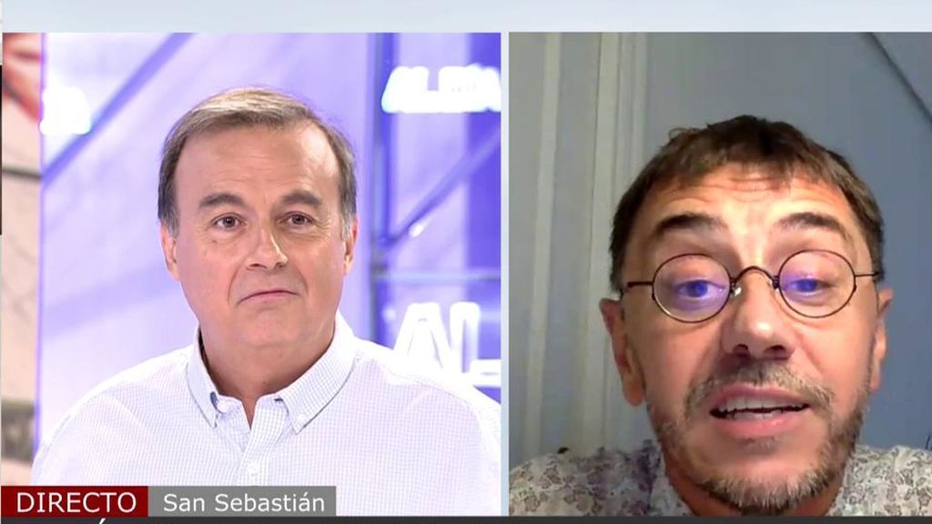 Juan Carlos Monedero se defiende de las acusaciones y se enfrenta a los colaboradores: “Todo es mentira tras mentira”