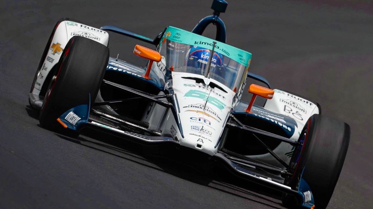 Fernando Alonso, en los entrenamientos. Fernando Alonso, en los entrenamientos.