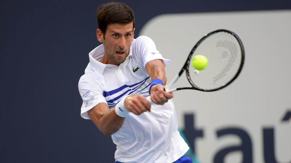 Novak Djokovic, durante un partido.