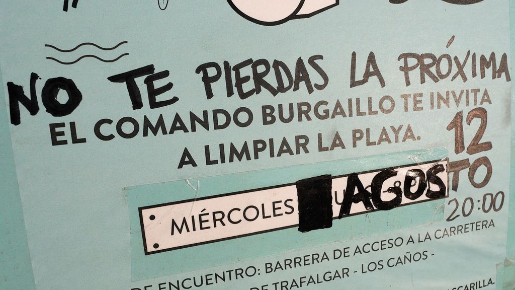 Cartel anunciando una acción del `Comando Burgaíllo´