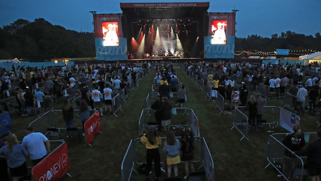 Concierto con distancia social