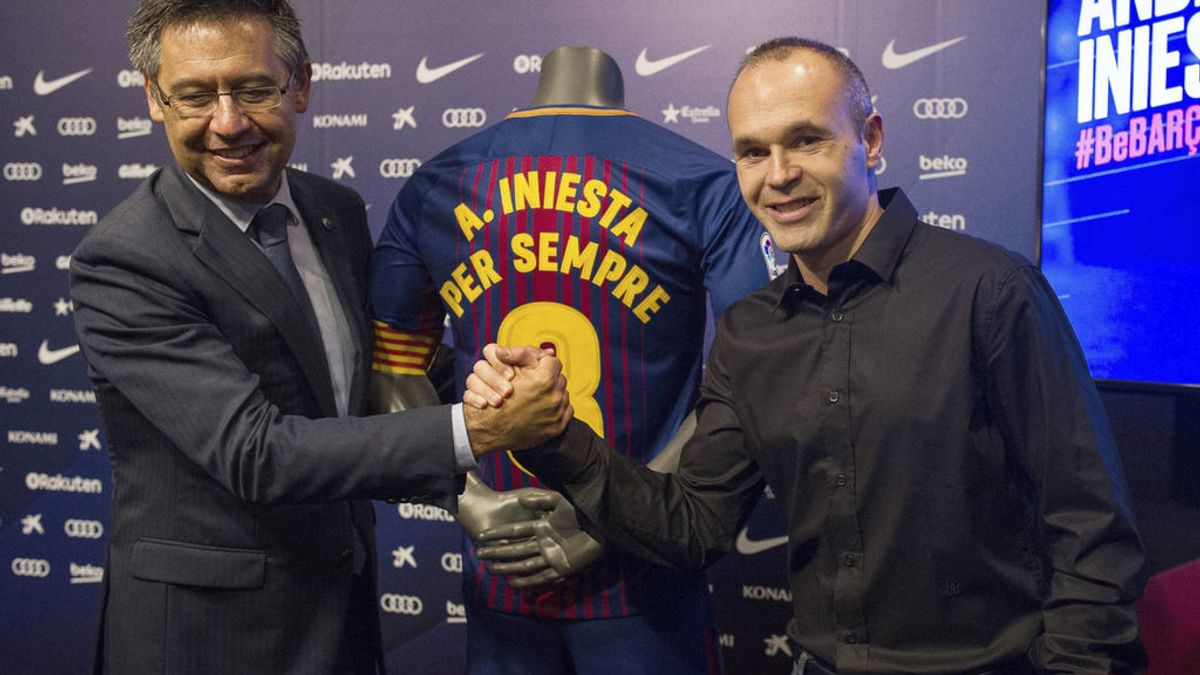 El mensaje de Iniesta ante la crisis más grave del Barça en la última década: "Siempre juntos"