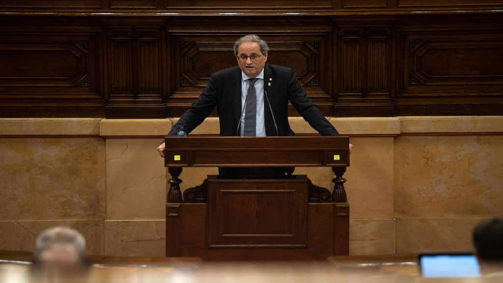 Quim Torra quiere trasladar la mesa de diálogo a Europa si el Gobierno no negocia la autodeterminación Quim Torra quiere trasladar la mesa de diálogo a Europa si el Gobierno no negocia la autodeterminación