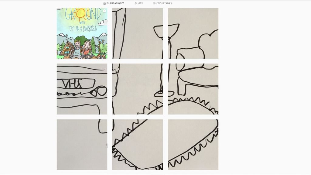Mosaico ig de Dylan Sprouse