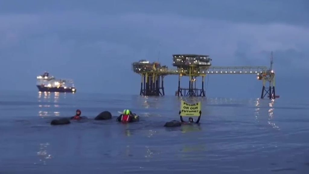 El atrevido activismo de Greenpeace en el Mar del Norte