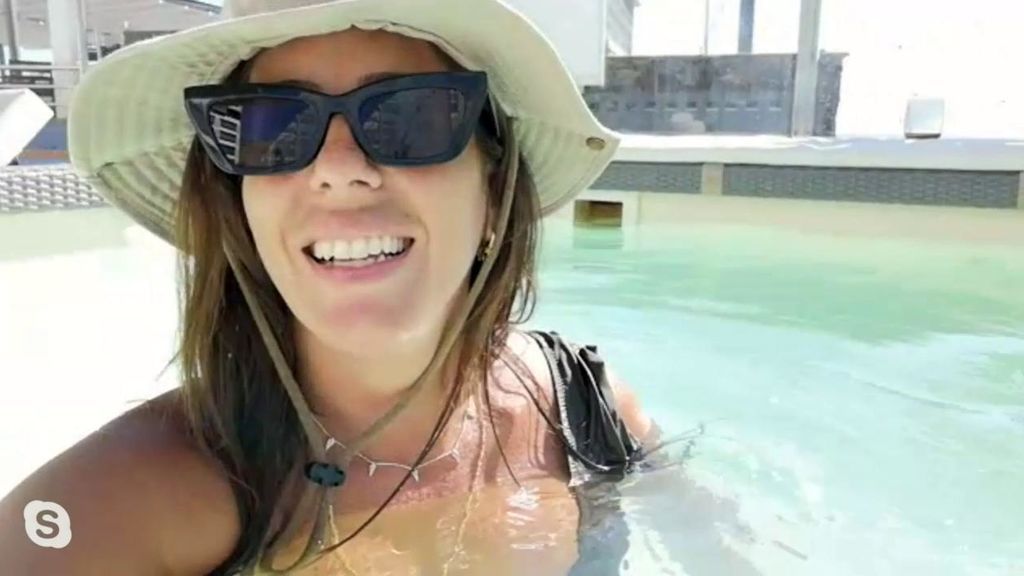 Anabel Pantoja, durante sus vacaciones