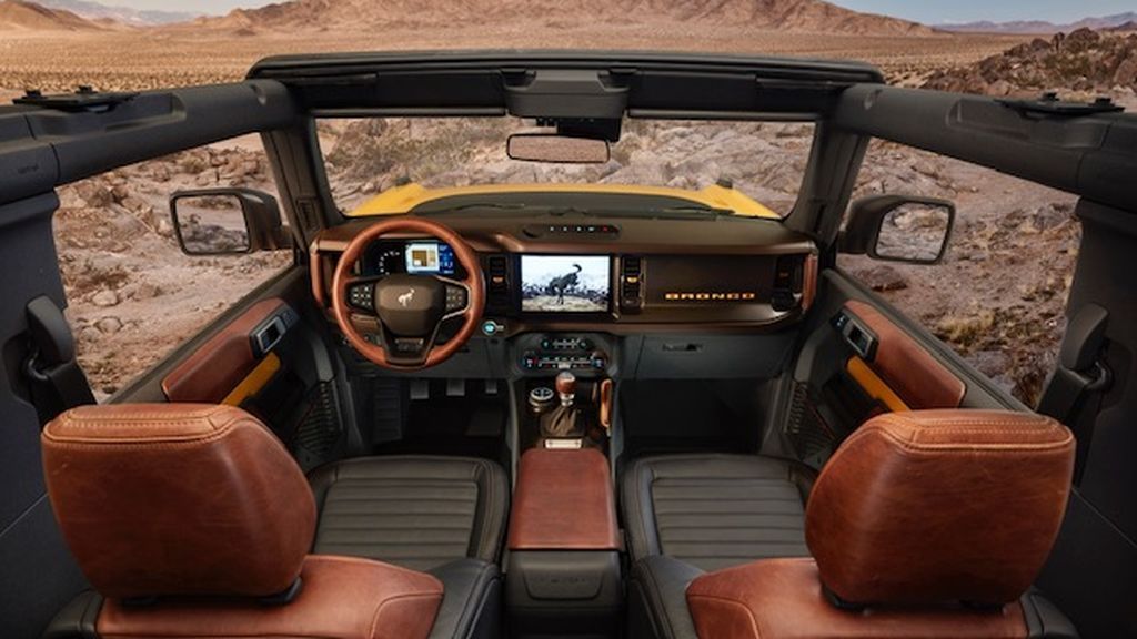 Interior del Ford Bronco