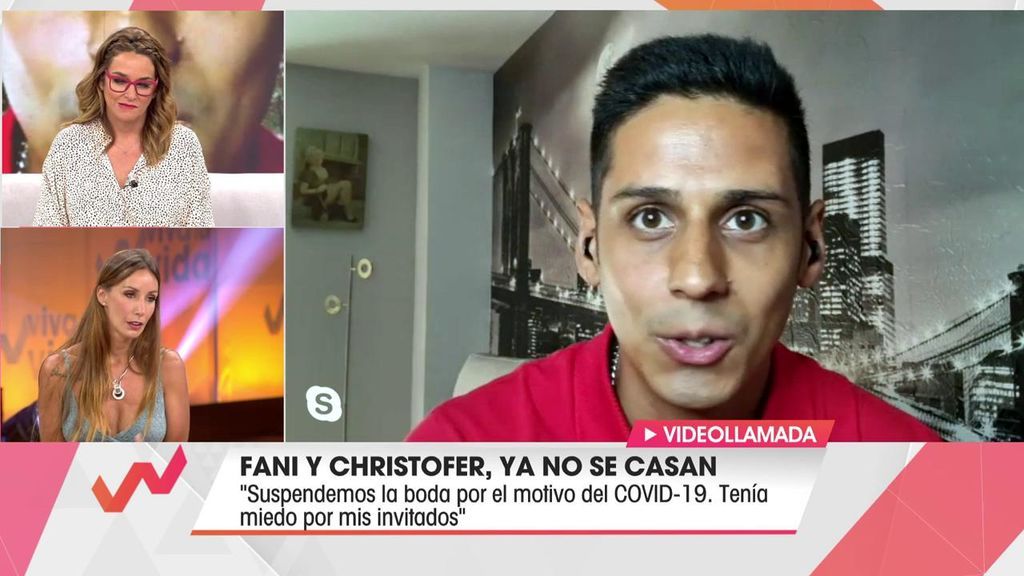 Christofer interviene en directo en 'Viva la vida'