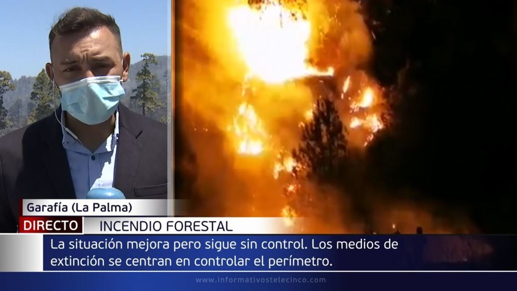 El incendio de La Palma, en fase de consolidación del perímetro tras quemar 400 hectáreas