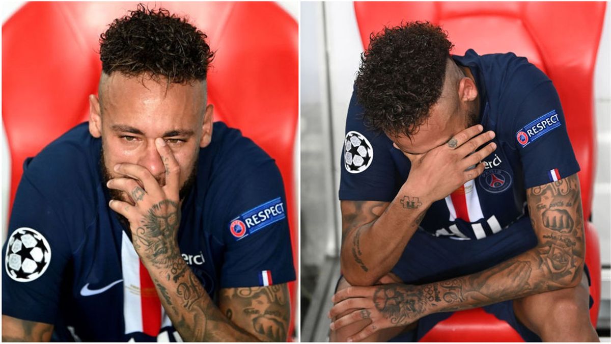 Las lágrimas de Neymar tras perder la Champions: “Nos volveremos a ver”