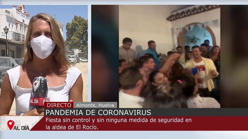 Fiesta sin control y sin medidas de seguridad en El Rocío