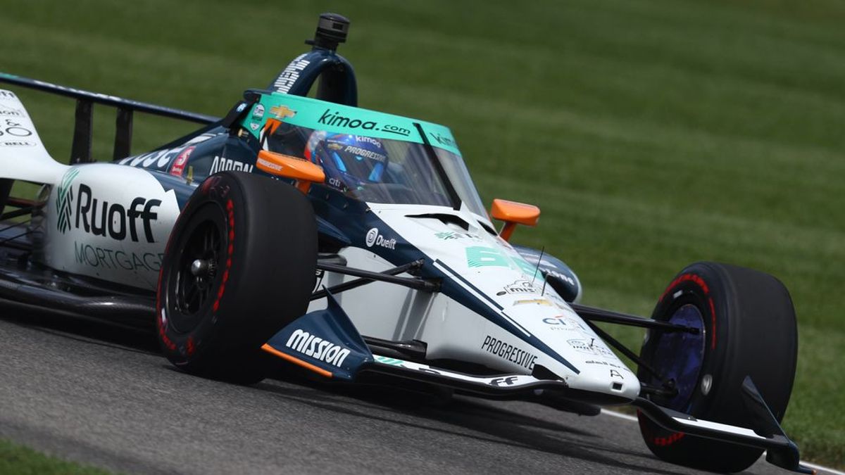 Fernando Alonso, en la Indy 500. Fernando Alonso, en la Indy 500.
