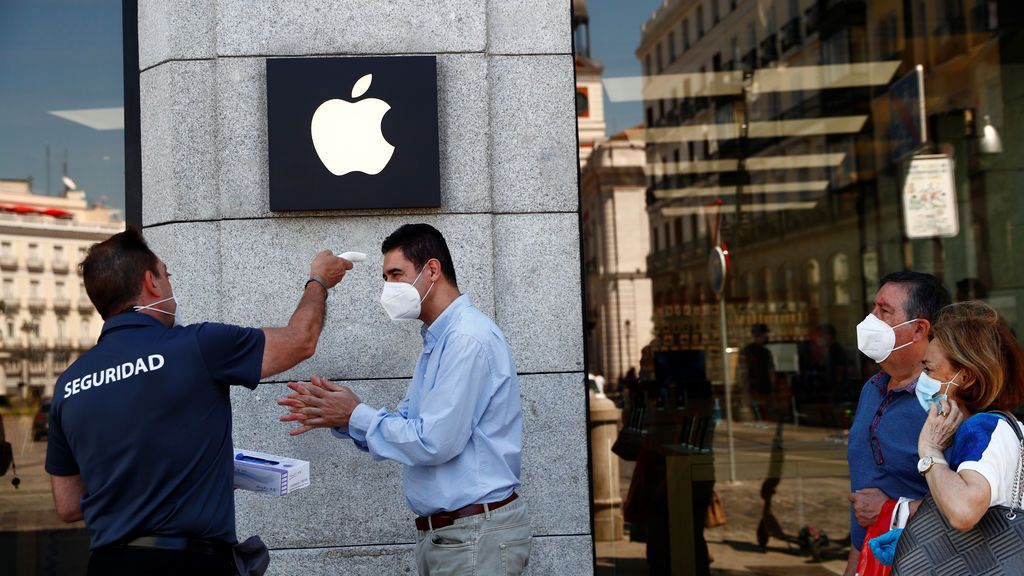 Apple cierra hoy temporalmente sus cuatro tiendas de Madrid por el coronavirus
