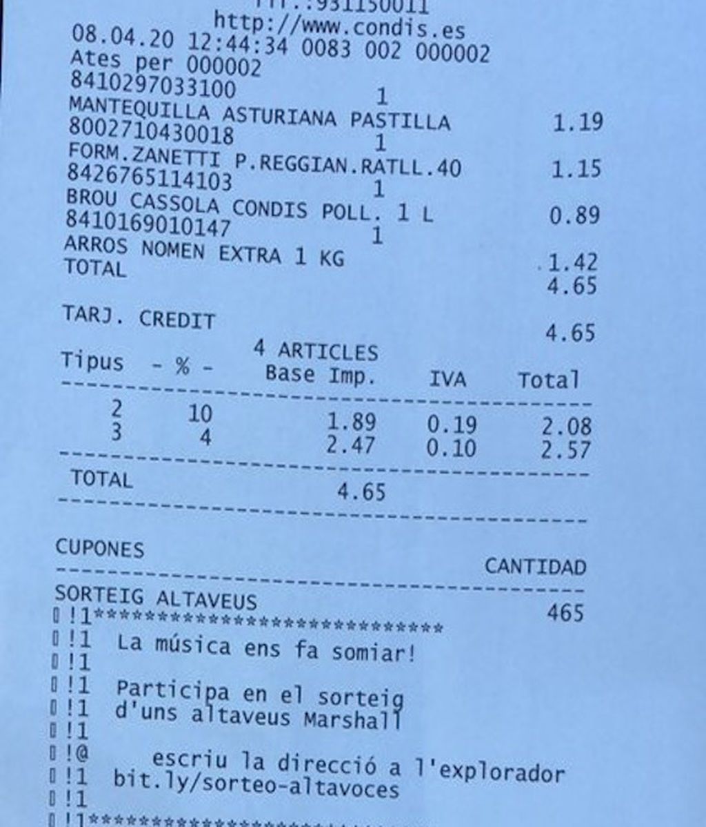 Sancionan a una joven con 300 euros por comprar "pocas cosas" durante el estado de alarma Sancionan a una joven con 300 euros por comprar "pocas cosas" durante el estado de alarma