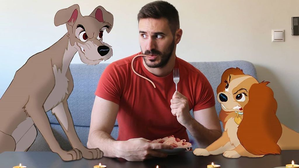 Samuel Manzanera, el profe de 29 años que convive en Instagram con todos los personajes Disney.