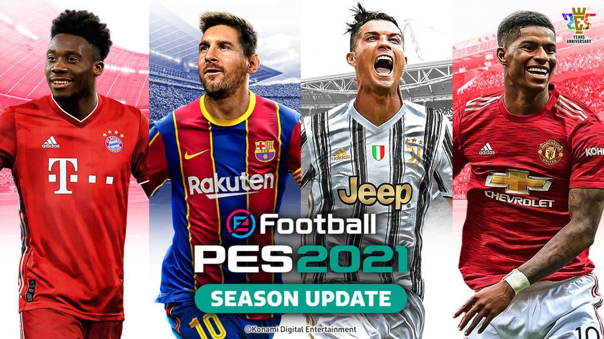 Messi y Cristiano comparten portada en eFootball PES 2021