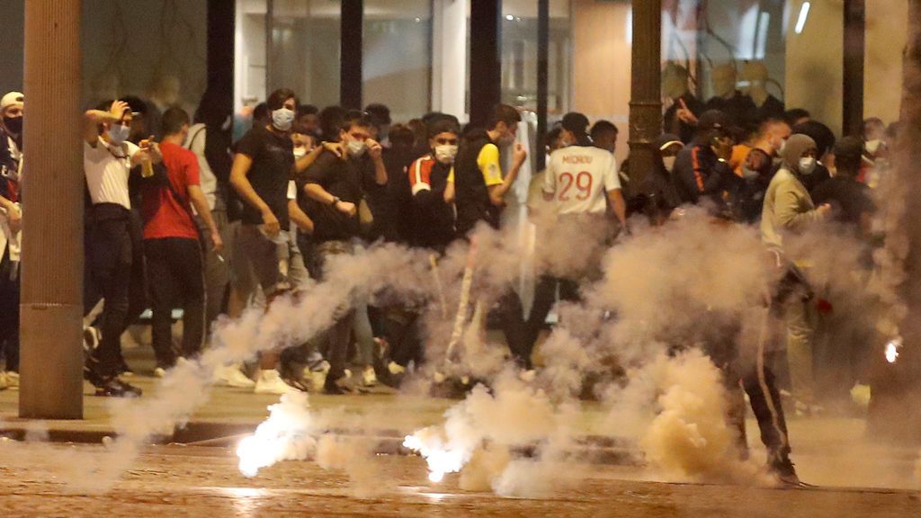 Incidentes en París tras la derrota del PSG en la final de la Champions