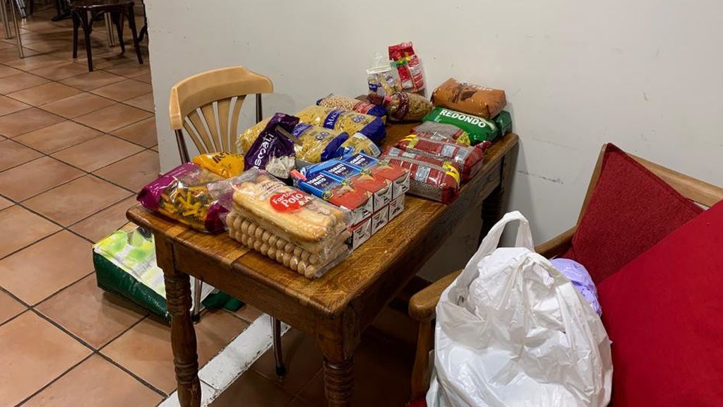 Algunos de los alimentos con los que contó Javier en su restaurante.