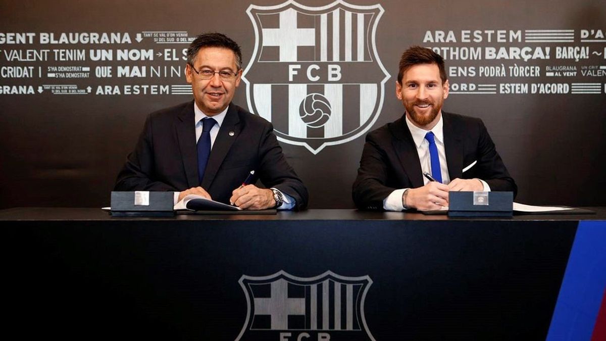 Messi le comunica al Barça que quiere dejar el club acogiéndose a la cláusula que le permite salir cada año, según TyCSports Messi le comunica al Barça que quiere dejar el club acogiéndose a la cláusula que le permite salir cada año, según TyCSports