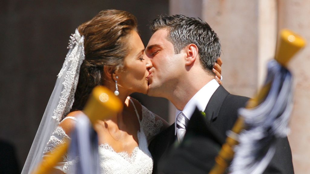 Paula y David pasaron por el altar en el año 2005 en la basílica de Covadonga, Asturias.