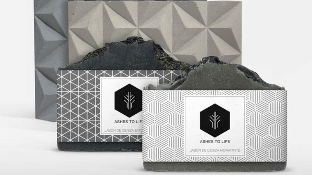 Los jabones más 'ecos', hechos de cenizas.