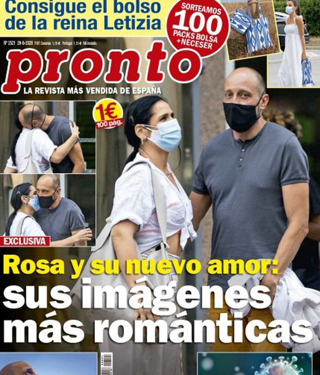 Fotografían a Rosa López con su nuevo novio en plena calle