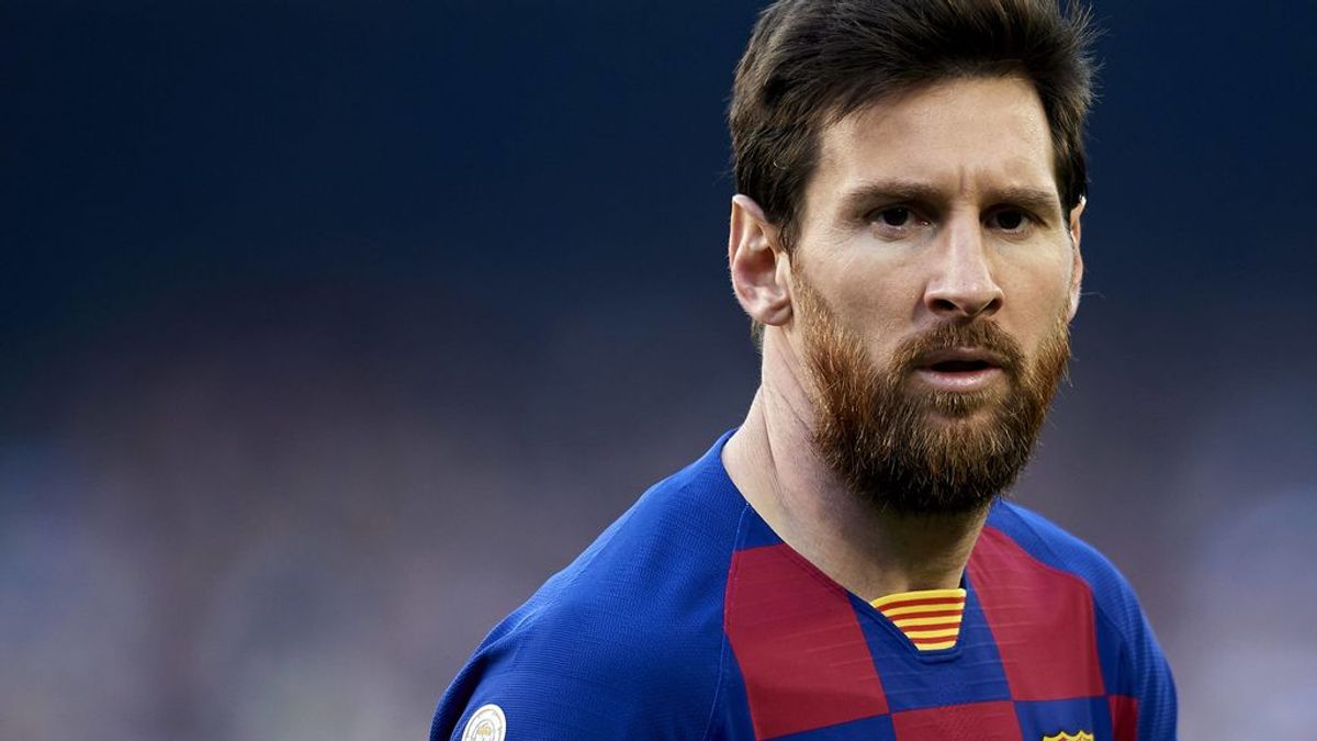 Leo Messi, en un partido con el Barcelona.
