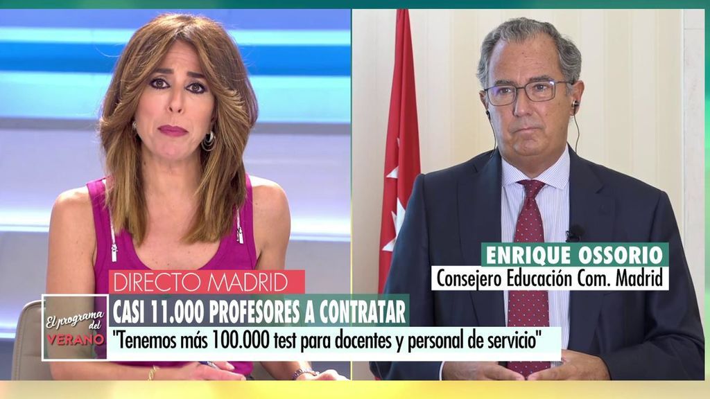 Enrique Ossorio, sobre la educación en Madrid