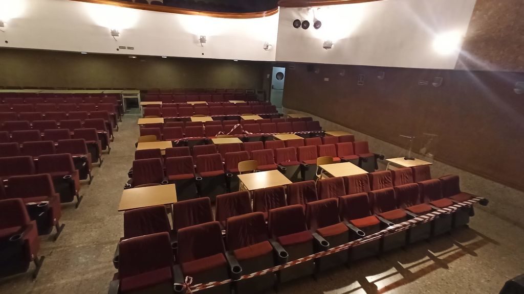 Salón de actor convertido en aula