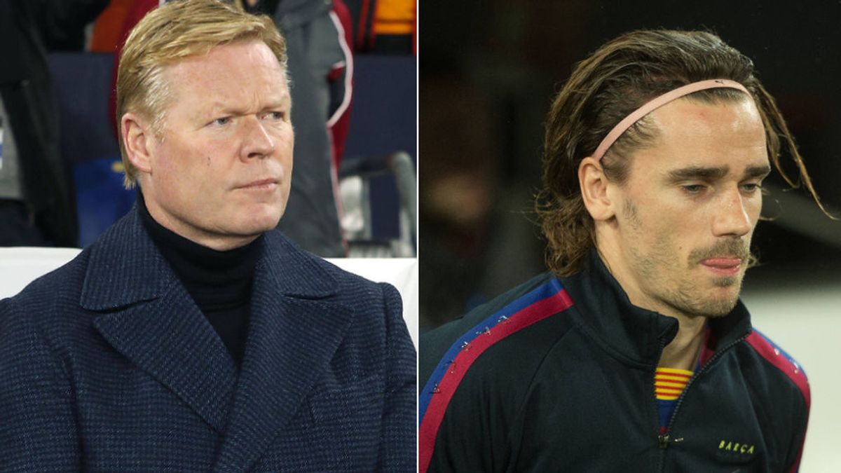 Koeman promete a Griezmann ser el jefe del vestuario tras la salida de Messi: "Jugarás en tu sitio" Koeman promete a Griezmann ser el jefe del vestuario tras la salida de Messi: "Jugarás en tu sitio"