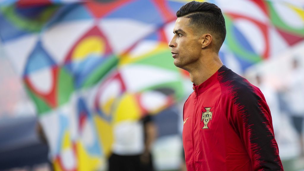 Cristiano Ronaldo, en la previa de un partido con Portugal